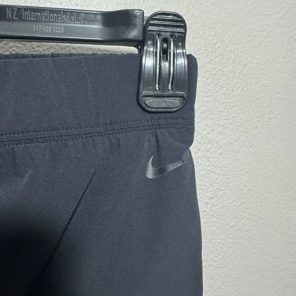 NIKE Womens Woven Bliss Skinny Training Capri 642528-010 Sz XS Active Gym Train